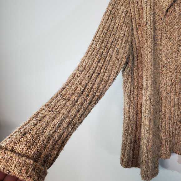 Charter Club Petite Tan Light Brown Button Up Knit Collared Cardigan Swe… - Picture 8 of 12